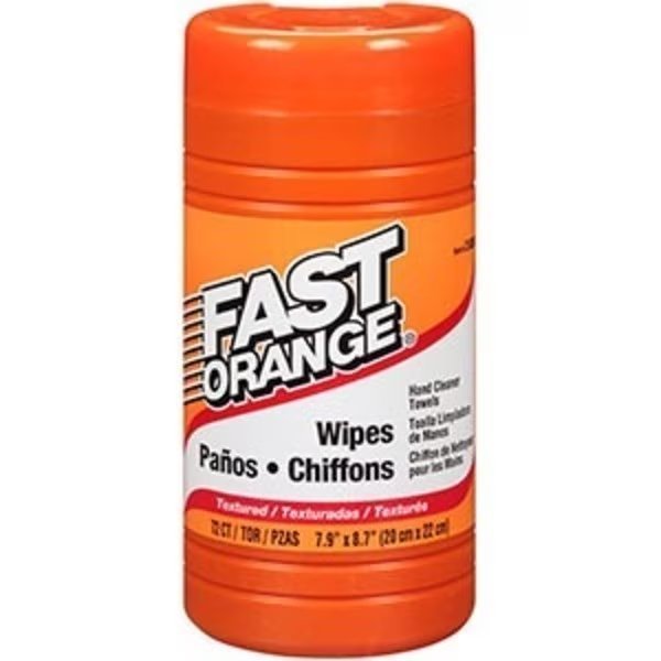 Permatex Fast Orange Wipes, Fast Orange, Mfr#: 25051